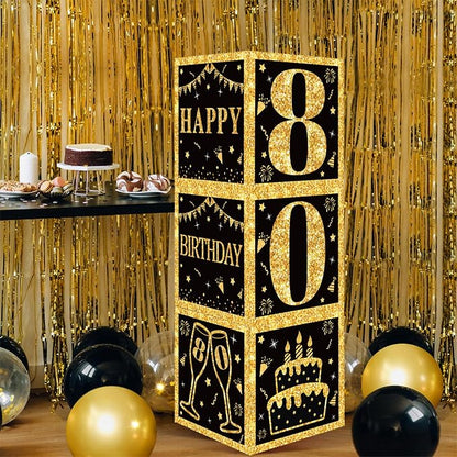 80th Birthday Decorations Boxes - Image 7
