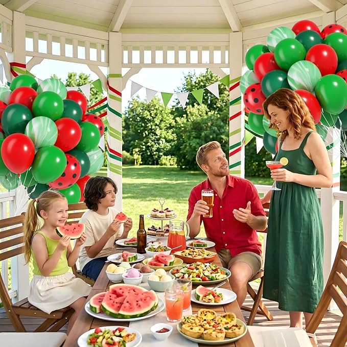 60pcs Watermelon Balloons 12inch - Image 5
