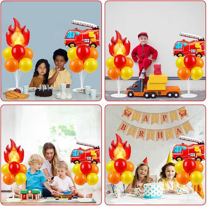Fire Party Balloons Stand Kit 2 Sets - Image 7