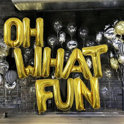 Letter Balloons Gold Party Balloon - Image 5