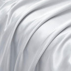 Light Grey King Size Satin Pillowcases Set of 2 for Hair and Skin,Light Grey Silk Pillowcase Breathable Pillowcase with Envelope Closure