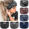 IVARYSS Wide Headbands for Women, Knotted Head Wraps Turbans, Large African Style Head Bands Hair Accessories, 6 Pack (Boho Set1)