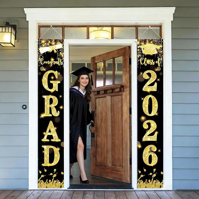 2026 Graduation Decorations Porch Banner Outdoor Waterproof - Image 4