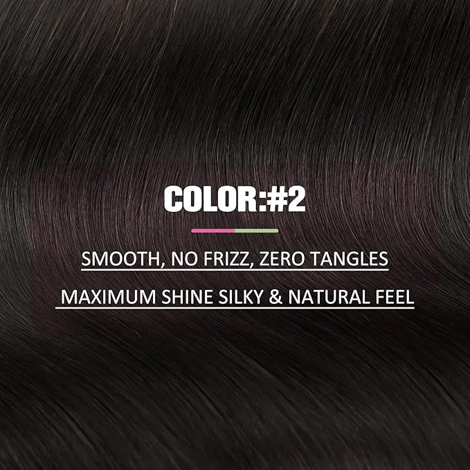 YoungSee 26 Inch Human Hair Tape in Extensions Brown Tape in Hair Extensions Human Hair Dark Brown 20pcs 50g Invisible Tapes Remy Hair Extension Long Straight Hair for Women Add Length