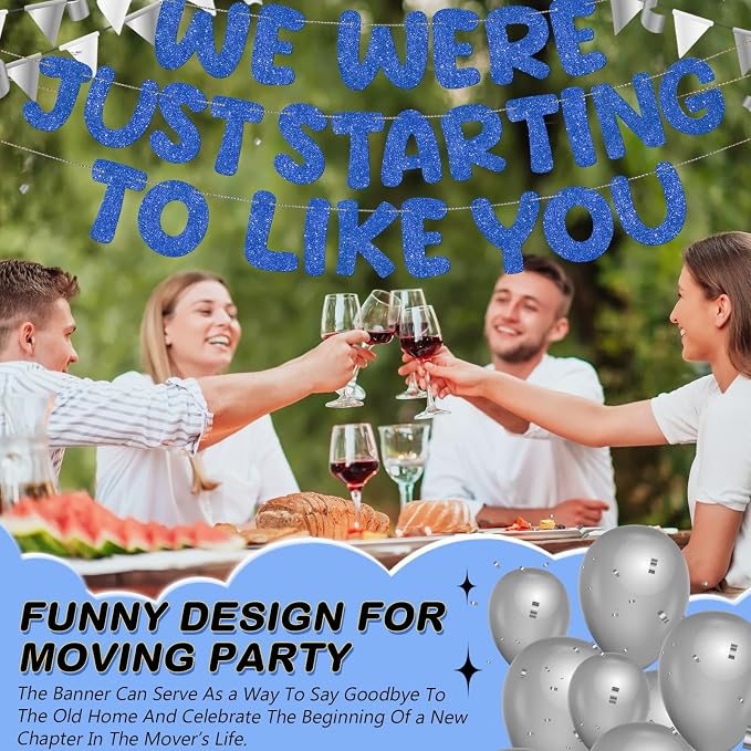Fulmoon We Were Just Starting to Like You Banner Going Away Party Retirement - Image 6