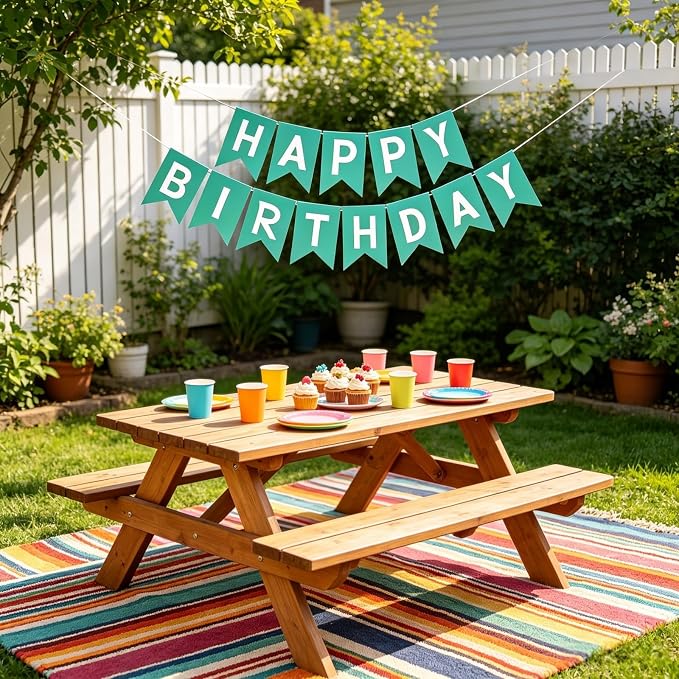 Happy Birthday Banner Birthday Party Supplies - Image 5
