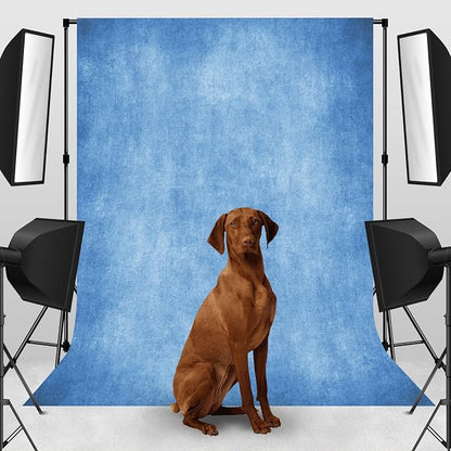 Light Blue Photo Backdrop Abstract Texture Photography Background 6x9ft | - Image 3