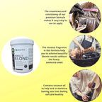 1.1 Pound Tub (17.6 Ounce) Perfect Blond Extra Strength Professional Hair Dye Toner Lightener Bleach - Made in Italy