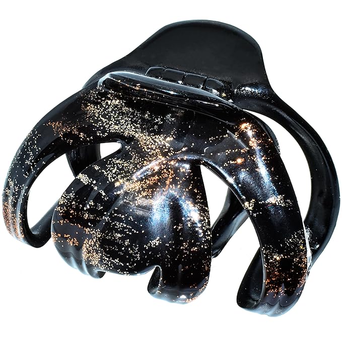 Camila Paris CP3871 French Octopus Hair Clip for Women with Long, Curly Hair - Strong Hold, No Slip Grip Styling Claw Clip, Made in France
