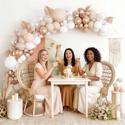 White Sand Balloon Arch Kit, Boho Balloon Garland - Image 4