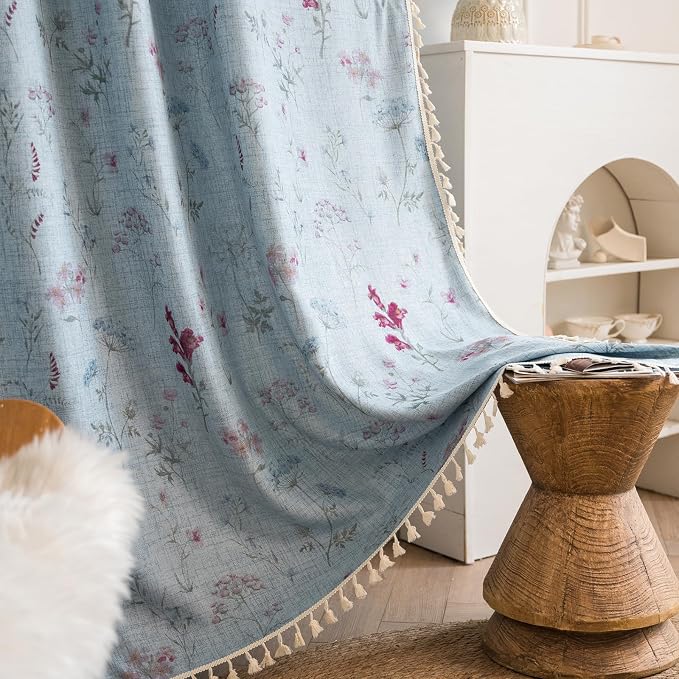 ENJOYBRIDAL Floral 84 Inch Curtains by ENJOYBRIDAL