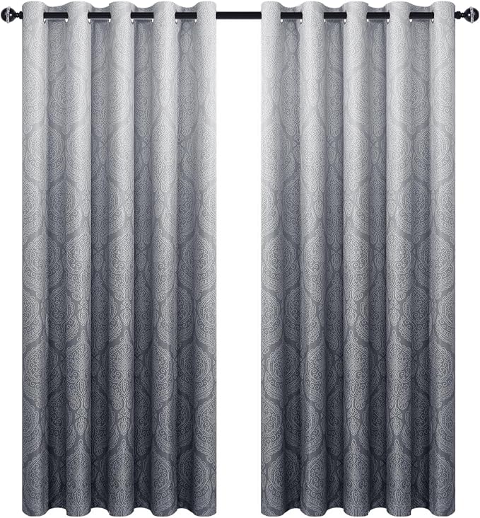 DWCN Ombre Blackout Curtains for Bedroom - Image 9