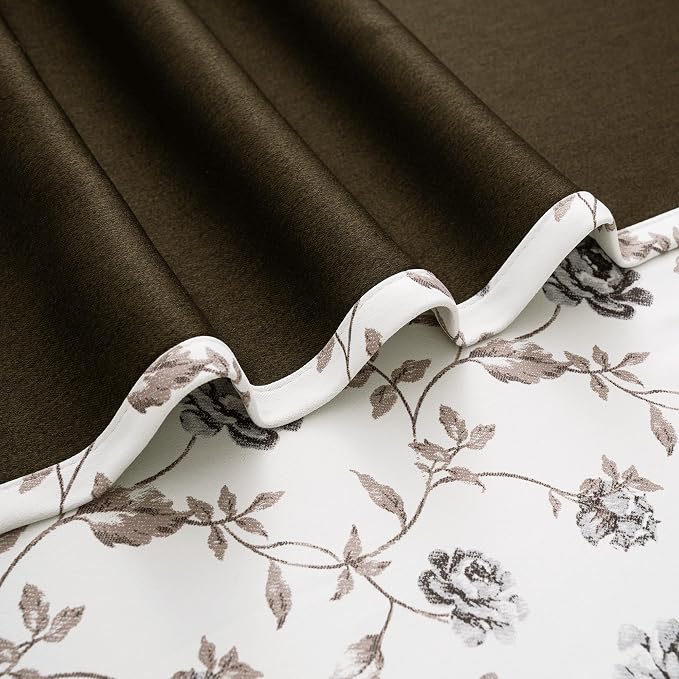Beauoop Floral 100% Blackout Curtains - Image 6