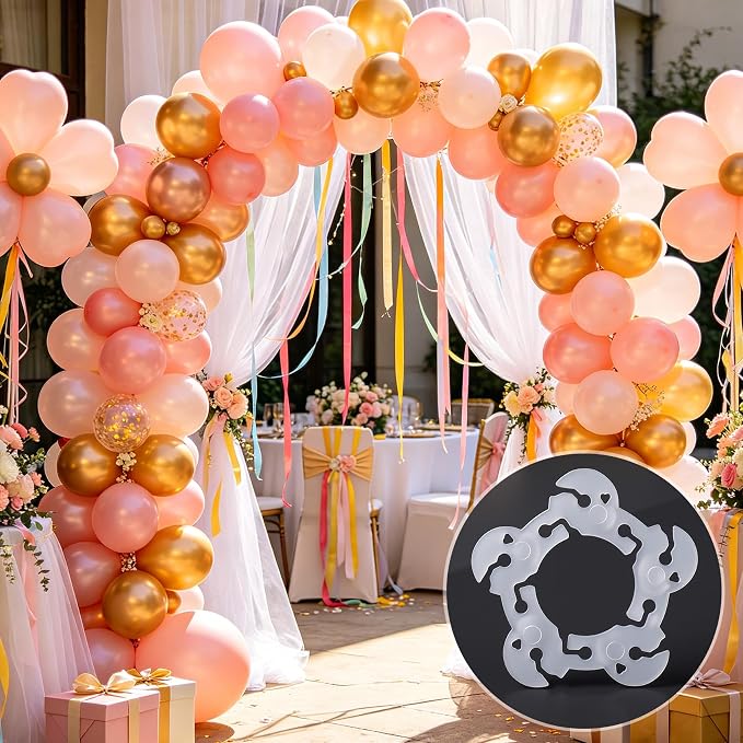 18 PCS Reusable Balloon Clips for Balloon Arch, 6.5cm | Plastic Balloon Arch - Image 5
