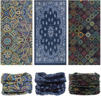 Neck Gaiter Headband Headwear Head Wrap Face Mask Magic Scarf Bandana for Men and Women