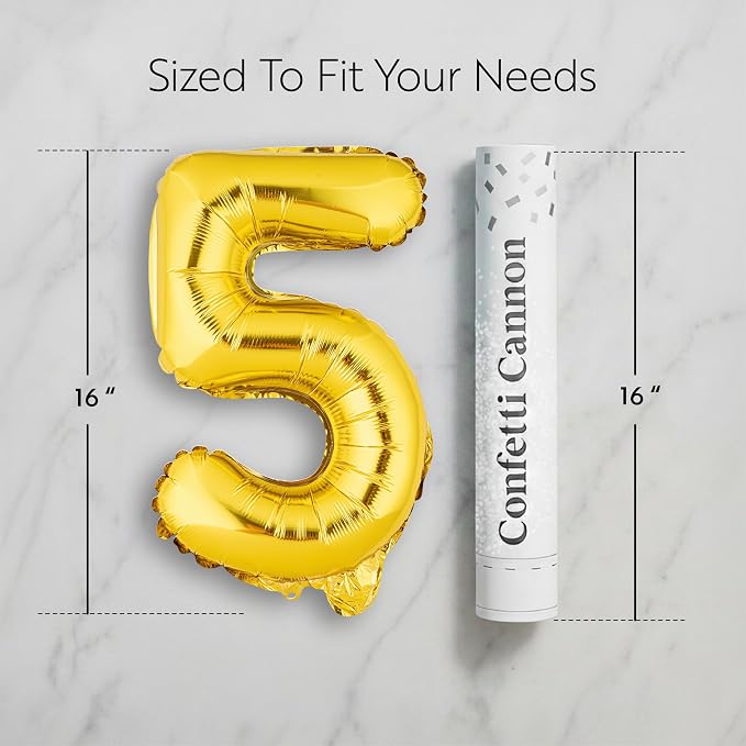 Restaurantware-Balloonify 16 Inch Number Balloon, 1 Digital Party Balloon - Image 2