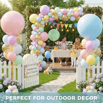 LovesTown 12 PCS Pastel Large Balloons, 36 Inch Latex Giant Balloons - Image 3