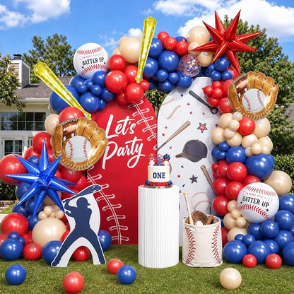 Baseball Balloon Garland Arch Kit Baseball Party Decorations - Image 4