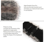Faux Fur Headband for Women Winter Earwarmer Earmuff with Elastic