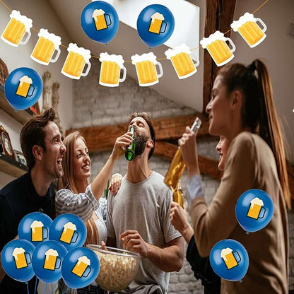Beer Birthday Banner for Beer Party and Birthday Wedding Party Supplies - Image 4