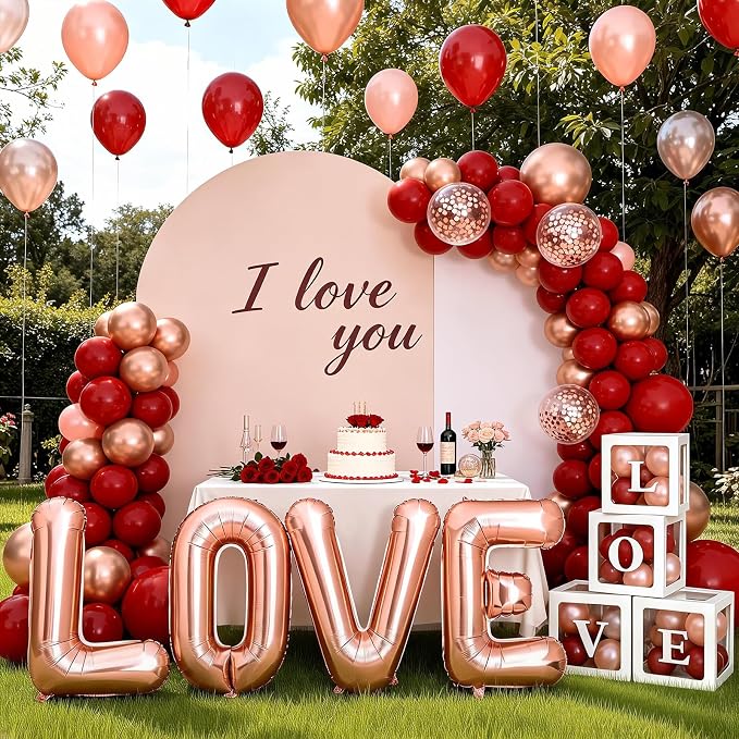 Valentines Day Party Decorations, Balloon Boxes - Image 6