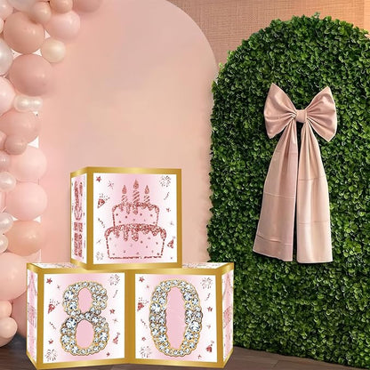 DataMoon 80th Birthday Decorations Boxes - Image 7
