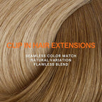 Full Shine Golden Blonde Hair Extensions 18 Inch Golden Brown To Dark Blonde Real Human Hair Extensions Clip ins for Thinning Hair 7 Pcs 120 G