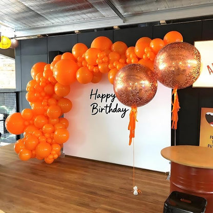 100pcs 12inch Orange Balloons - Image 8