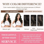 GOO GOO Clip in Hair Extensions Real Human Hair, Remy Human Hair Extensions Clip ins for Women, Natural Human Hair, 12inch 85g 7Pcs, #1B/6/1B Balayage Natural Black to Chestnut Brown