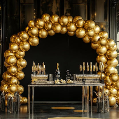 RUBFAC Gold Balloons 120pcs 12 Inch, 2026 International Football Game Decor - Image 7