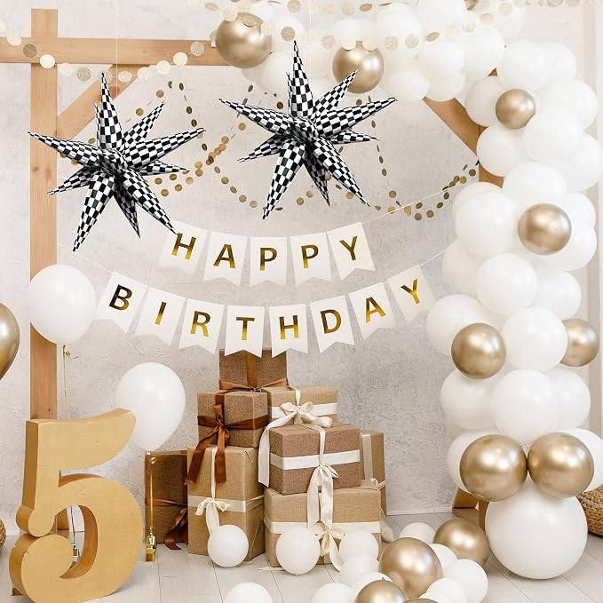 ZAKVOOR 60 Pcs Star Balloons 12 Spike Foil Party Decoration Balloons - Image 3