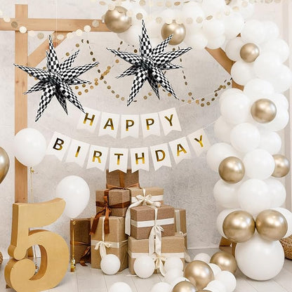 ZAKVOOR 60 Pcs Star Balloons 12 Spike Foil Party Decoration Balloons - Image 3