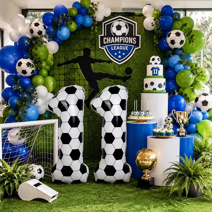 Soccer Number 11 Balloon for Boys, Gaint Soccer 11 Balloon Number, 11th - Image 6