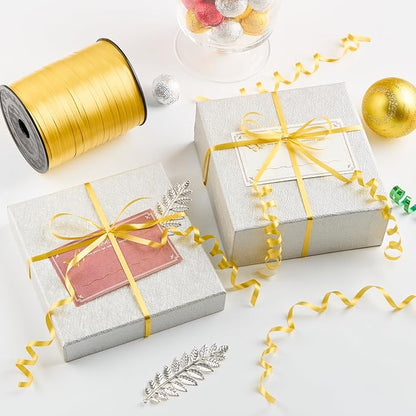Gold Curling Ribbon, 500 Yards, 1/5 Inch | - Image 4