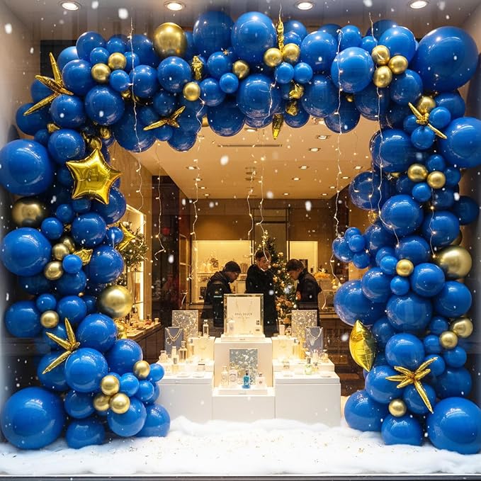 RUBFAC Royal Blue Balloons 65pcs, 12 Inch Party Balloon - Image 9