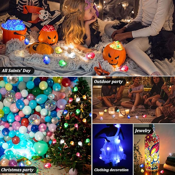 100PCs Mini Led Lights, Led Balloons Light up Balloons - Image 6