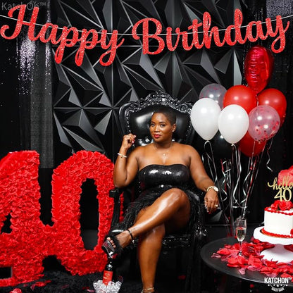 KatchOn Happy Birthday Banner For Birthday Decorations -10 Feet Pre Strung | - Image 7