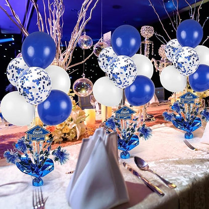 4 PCS Graduation Centerpieces for Tables Balloons Stand Holder Kit College - Image 7