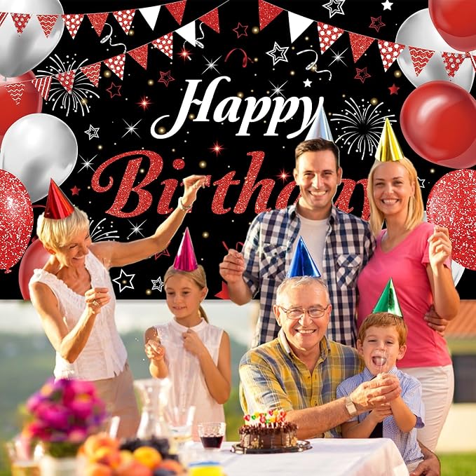 Happy Birthday Banner Decorations - Image 5