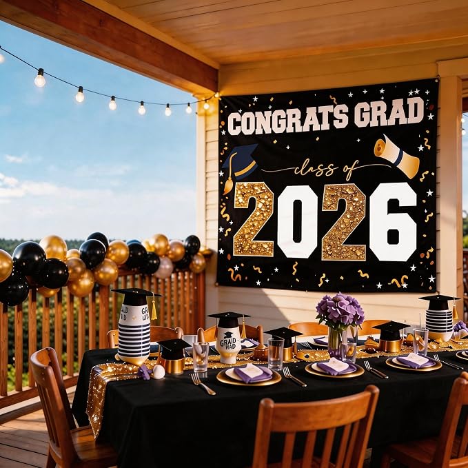 Class of 2026 Graduation Banner 47x67" - Image 6