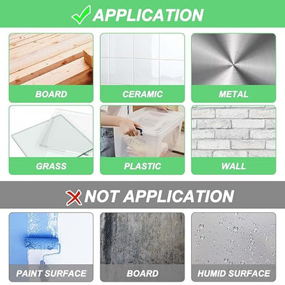 268PCS Sticky Tack for Wall Hanging, Double Sided Dots in Different Size - Image 7