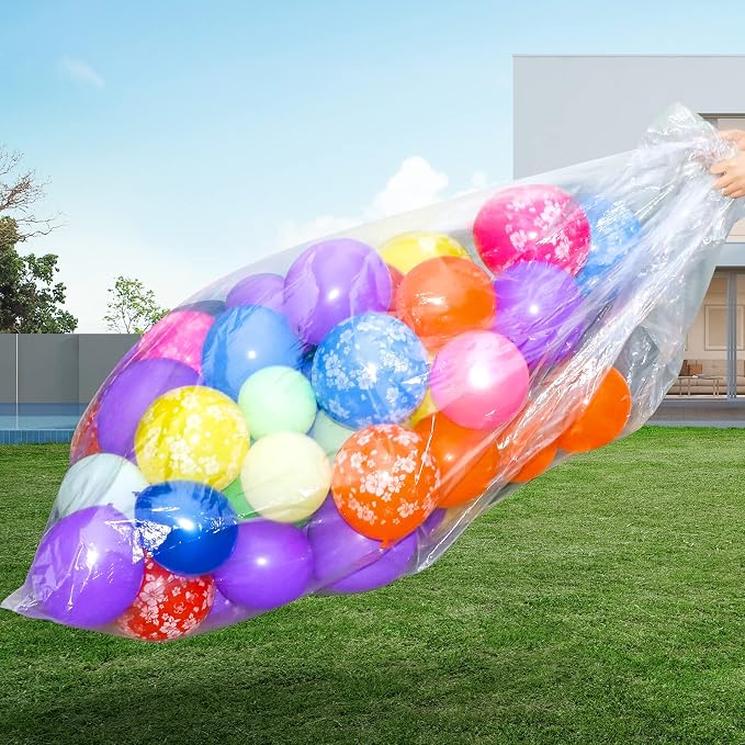 6 Pieces Balloon Transport Bags, 98.4 x 59.1 Inch Clear Giant Storage Bags - Image 6