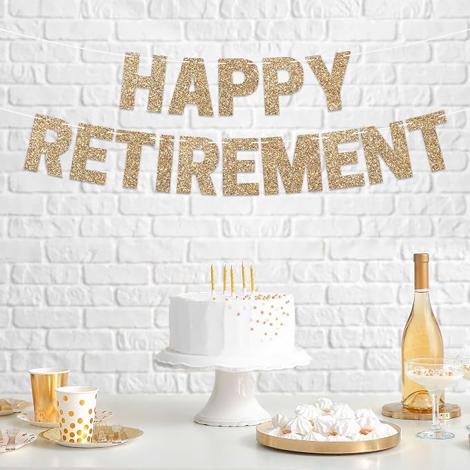 Pre-Strung Happy Retirement Banner - Image 8