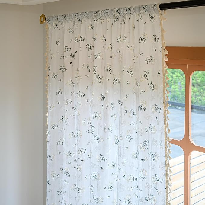 ENJOYBRIDAL Floral 84 Inch Curtains - Image 4