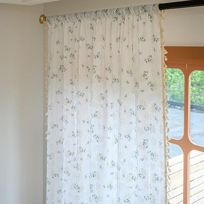 ENJOYBRIDAL Floral 84 Inch Curtains - Image 4