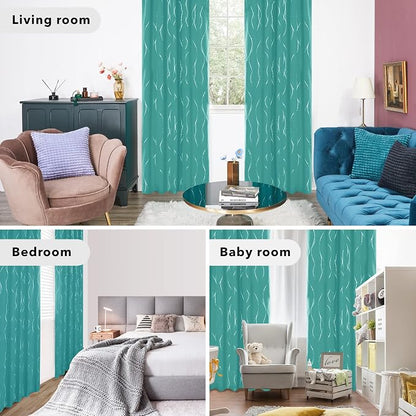 Deconovo Blackout Back Tab Curtains - Image 7