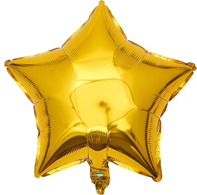 Gold Star Shape Foil Balloon by MEPDNGN