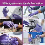 MedPride Powder-Free Nitrile Exam Gloves, Small, Case/1000 (100 Count (Pack of 10))