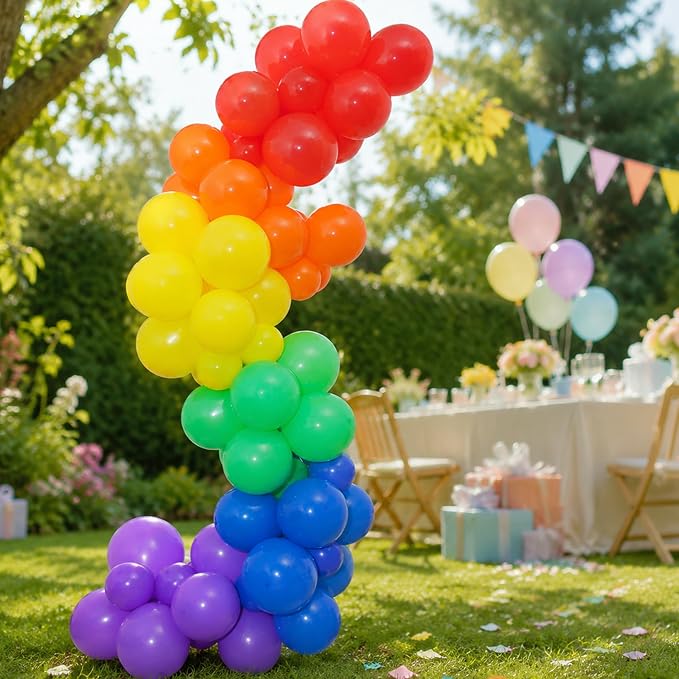 Colorful Rainbow Balloon Arch Garland Kit - Image 4