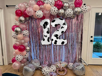 Cow Print 6 Balloon - Image 3